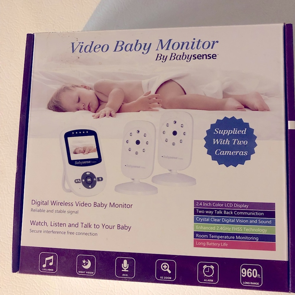 Baby sense new unopened video baby monitor